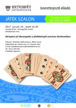 Játék Szalon plakát