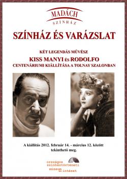 Rodolfo és Kiss Manyi kiállítás plakát