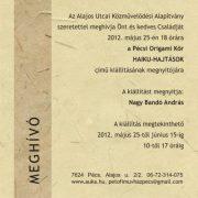 Haiku-hajtások kiállítás - Pécs