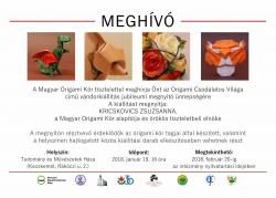 Az origami csodálatos világa vándorkiállítás - Kecskemét