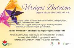 Virágos Balaton - Origami hétvége 2025. április 4.-6. - Balatonfenyves