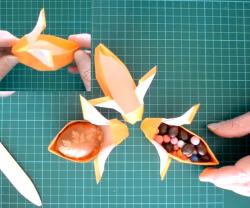 Online origami oktatás - nyuszidoboz hajtogatás