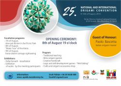 25th Hungarian Origami Convention in Mezőberény, Hungary
