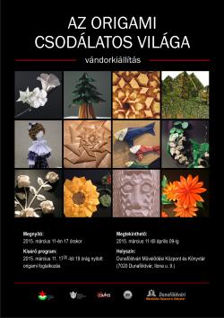 Az origami csodálatos világa vándorkiállítás Dunaföldváron