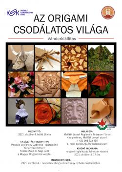 Az origami csodálatos világa vándorkiállítás - Királyhelmec