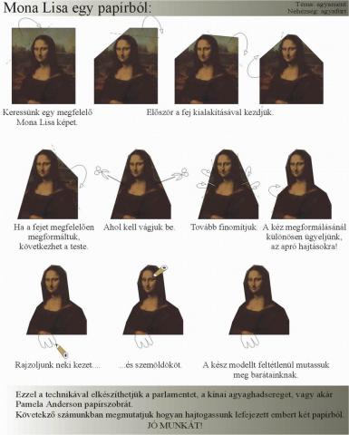 Sebők Zsolt: Mona Lisa hajtogatása egy papírból