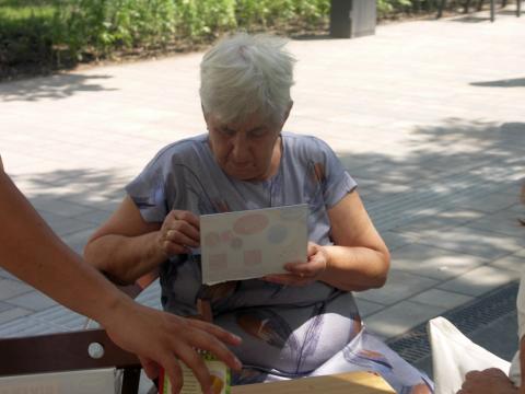 Játékosok a Lakótelepi napokon-Országbíró utca 12