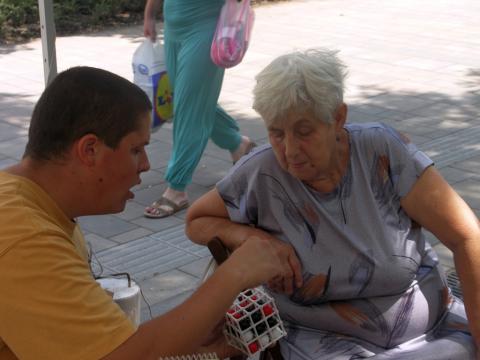 Játékosok a Lakótelepi napokon-Országbíró utca 16