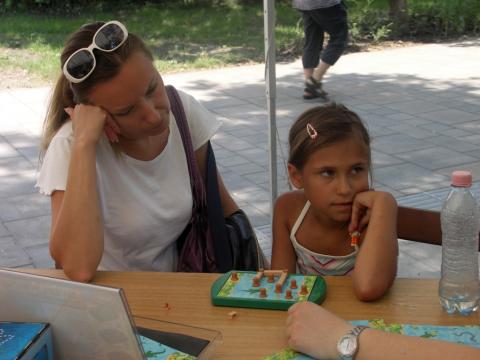 Játékosok a Lakótelepi napokon-Országbíró utca 18