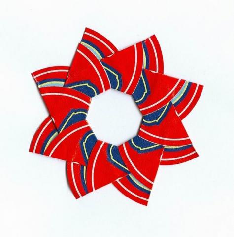 Csillag tejfölös pohár tetejéből